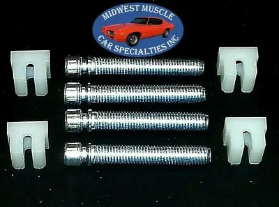 61-72 Ford Headlight Head Light Lamp Adjuster Adjusting Screw Bolt & Nut 4pcs N • $13.40