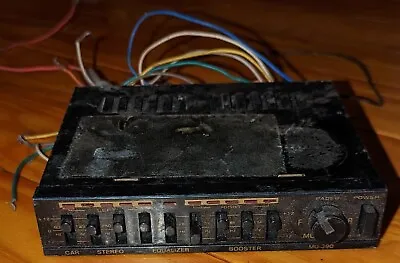 $59.99 • Buy Vintage Mustang MU-390 Car Stereo Equalizer Booster, Untested, Parts Or Repair 