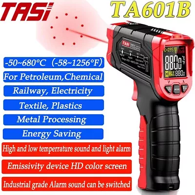 Non-contact IR Temperature Laser Pyrometer LCD Infrared Thermometer Gun TA601B • $28.99