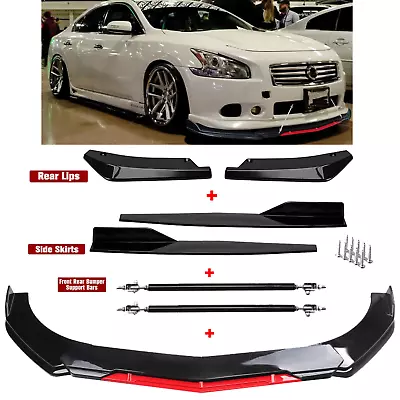 Front Rear Bumper Lip Spoiler Splitter Body Kit Side Skirt For Nissan Maxima • $79.99