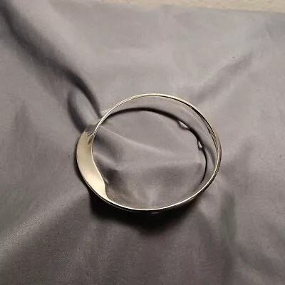 Vintage Native American Sterling Silver Bangle Bracelet • $124.99