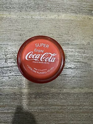 Vintage Super Enjoy Coca-Cola  YO-YO - Genuine Russell YoYo Made In Philippines  • $3.25