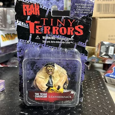 2009 Mezco Toys Tiny Terrors Texas Chainsaw Massacre Leatherface 2.5” Figure • $34.99