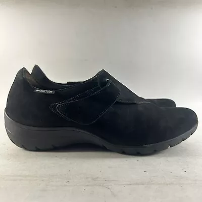 Mephisto Luce Women’s Suede Leather Shoes Sneakers Black Size 8.5 • $39.97