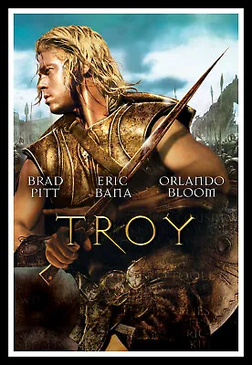 Troy - Brad Pitt Movie Poster Print & Unframed Canvas Prints • $14.77