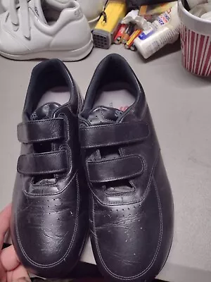SAS VTO Size 10 Wide Men’s Leather 2 Strap Hook & Loop Walking Shoes • $47.99