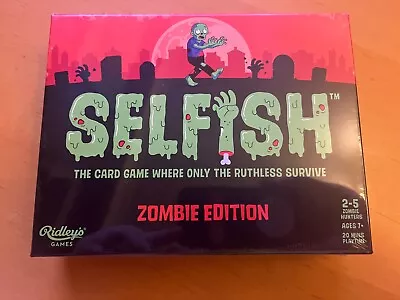 Ridley's SELFISH Zombie Edition The Card Game Where Only The Ruthless Survive  • £15.99