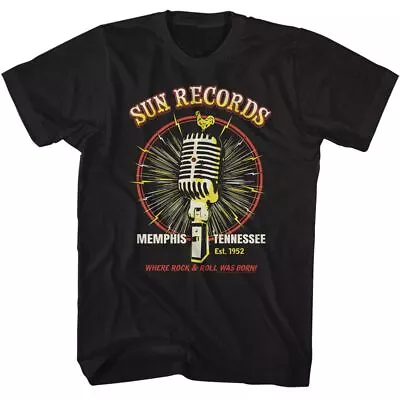 Sun Records Microphone Burst Music Shirt • $26.50