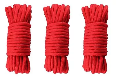 3*10M Japanese Silk Bondage Rope Soft Touch Tie Up Shibari Binding  Restraint • £11.99