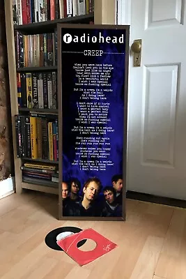 Radiohead Creep Poster Lyric Sheet Kid A • £18.99