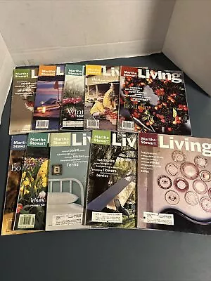 Lot 10 Issues Martha Stewart Living Magazine 1994 1995 • $59.97