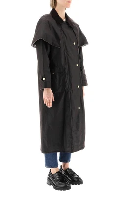 $1260 • Buy Barbour By Alexa Chung Women's RUSTIC BROWN HOUSE TARTAN Outerwear