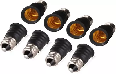 (8-Pack) Spiritled E11 To E12 Socket AdapterMini Candelabra E11 Base To Candela • $15.30