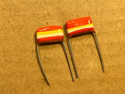 2 NOS Mullard Tropical Fish .22 Uf 250v 10% Guitar Amp Tone Capacitors (Qty Avai • $8