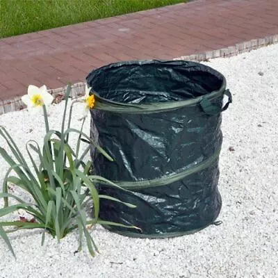 Heavy Duty  Garden Waste Bag Pop-Up Refuse Grass & Leaves Bin • £7.99