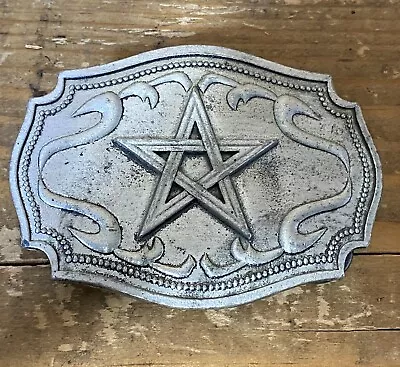 2000 Monster Belt Buckle Silver & Black Star Emblem Mobtown Chicago • $12.60