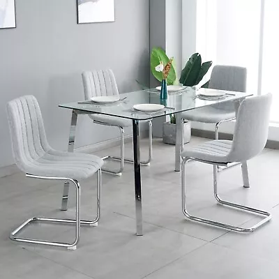 Modern Dining Chairs Set Of 4 Modern Simple Light Luxury Dining Chair • $199.99