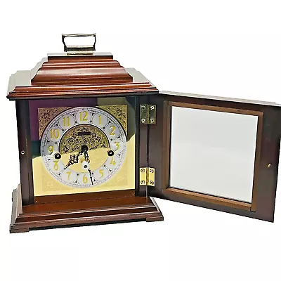 Hermle Mantle Clock With Key Unused Works Great Decor Classic  10 T By 9W Inches • $198
