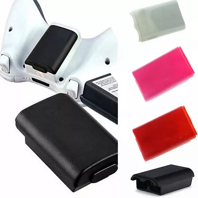 For Xbox 360 Controller Battery Back Cover Case Shell Pack - Black White Red • $3.52