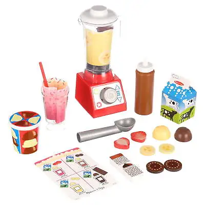 Milkshake Blender 19 Pieces Toy Kitchen Appliance Set • $33.54