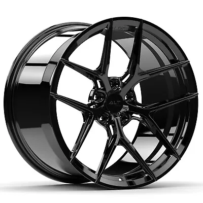 19  20  ALT5 Forged Gloss Black Wheels For C6 C7 Corvette Z06 Grandsport Concave • $3200