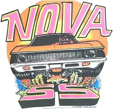 1968-72 Nova SS  T-shirt Vintage 70's  NOS   0244  Small Medium Large Or XL • $17.95