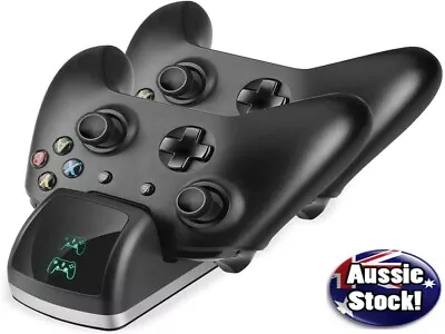 Xbox One/S/X Controller Dual Dock Charging Station + 2 Rechargeable Battery  • $24.99