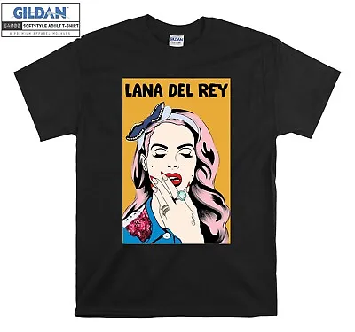 Vintage Lana Del Rey T-shirt Funny Slogan T Shirt Men Women Unisex Tshirt 3463 • £11.95