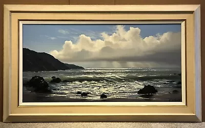 24” H X 48” W Original Oil On Canvas Title -“Big Sur” Artist Violet Parkhurst • $3400