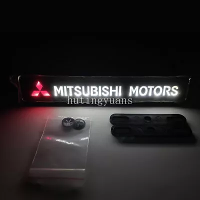 Luminous LED Grille Emblem Light Front Grill Badge For Mitsubishi Pajero Lancer • $14.60