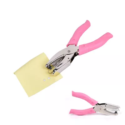 1/4  Star Hole Punch Pliers For Cushion Comfort Ergonomic Paper Hand PuncherAGAH • £6.93