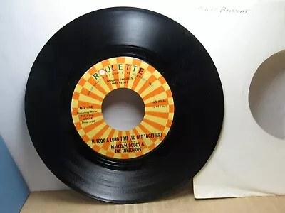 Old 45 RPM Record - Roulette GG-90 - Malcolm Dodds & Tunedrops - Took Long Time • $4