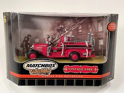 Matchbox Collectibles Vintage Fire Collection 1932 Ford AA Open Cab Fire #92582 • $5