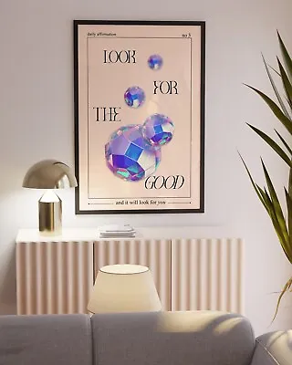 3D Holographic Look For The Good Poster Choose Your Size • $21.29