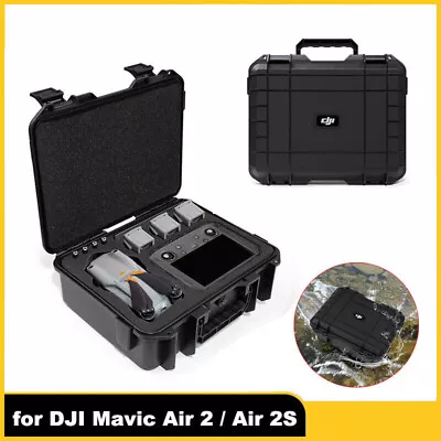 $54.53 • Buy Hard Carrying Case Waterproof Storage Box For DJI Mavic Air 2S/AIR 2 Drone Black