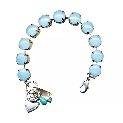 Mariana Bracelet Preppy Turquoise Austrian Crystals My Treasures Coll. • $135