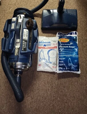$50 • Buy Royal Pony 4600 Deluxe Power Tank Canister Vacuum Cleaner With Attachments