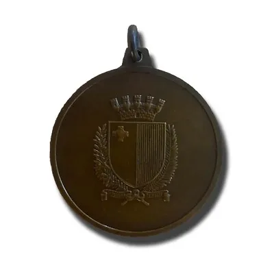 1989 Malta Medallion 25 Years Of Independence Bronze 38 Mm • $65