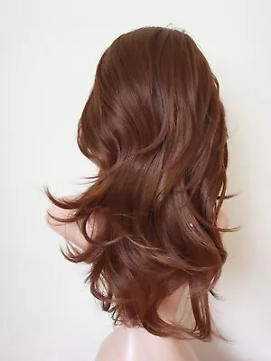 Dark Brown 3/4 Wig Aiss 0910-6 Rich Volume Texture • £5.99