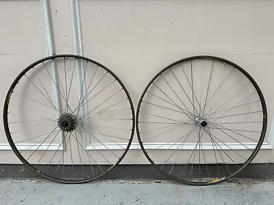 Vintage 36H Campacnolo VICTORY STRADA Shimano 600 TUBULAR Wheelset • $225