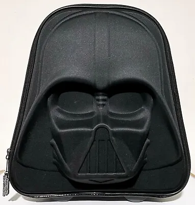 Star Wars Darth Vader Helmet 3D Suitcase Luggage Bag Kids Disney Store Exclusive • £96.36
