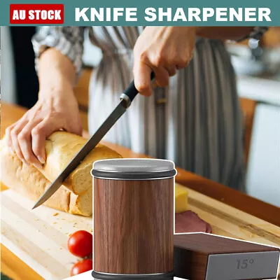 Tumbler Rolling Knife Sharpener Detachable Magnetic Knife Sharpening System AU • $43.99