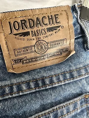 Jeans Jordache Women’s Vintage Sz 16W L31 High Waist Tapered Denim Chic Vtg • $29.99
