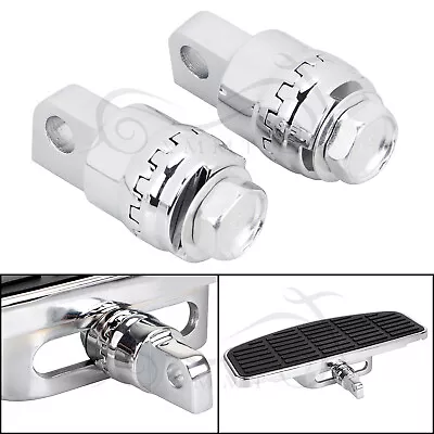 $18.98 • Buy Foot Pegs Floorboards Adapters For Harley Sportster XL883L V-Rod VRSCF Tri Glide