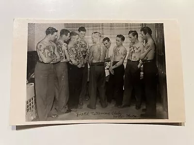 Les Skuse (1917-1973) Vintage Tattoo Photo Bristol Tattoo Club Circa 1950 • $1276.38