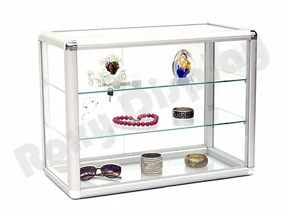 Glass Countertop Display Case Store Fixture Showcase With Front Lock #SC-KDTOP • $135