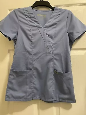 $7 • Buy Women’s Grey's Anatomy By Barco Ceil Scrubs Top Size XS, Form Fitting