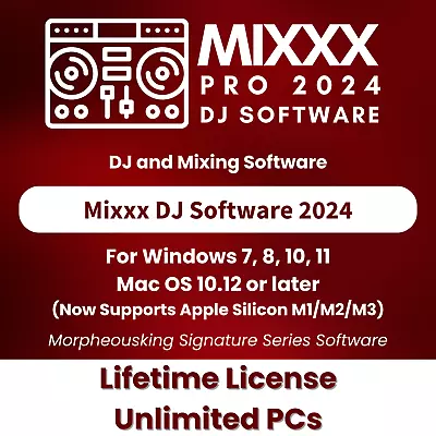 Mixxx PRO 2024 DJ Mixing Software | Controller Support | Record - Broadcast | CD • $29.99
