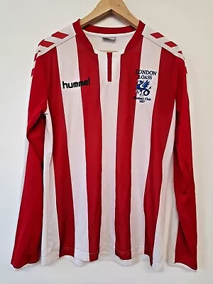 £69.99 • Buy London Loass Leyton Orient Football Club Shirt 1997 Hummel Stripes Longsleeve M