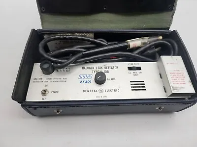 GE Mars 25301 Type H-10B Halogen Leak Detector In Case ~ Untested • $341.99